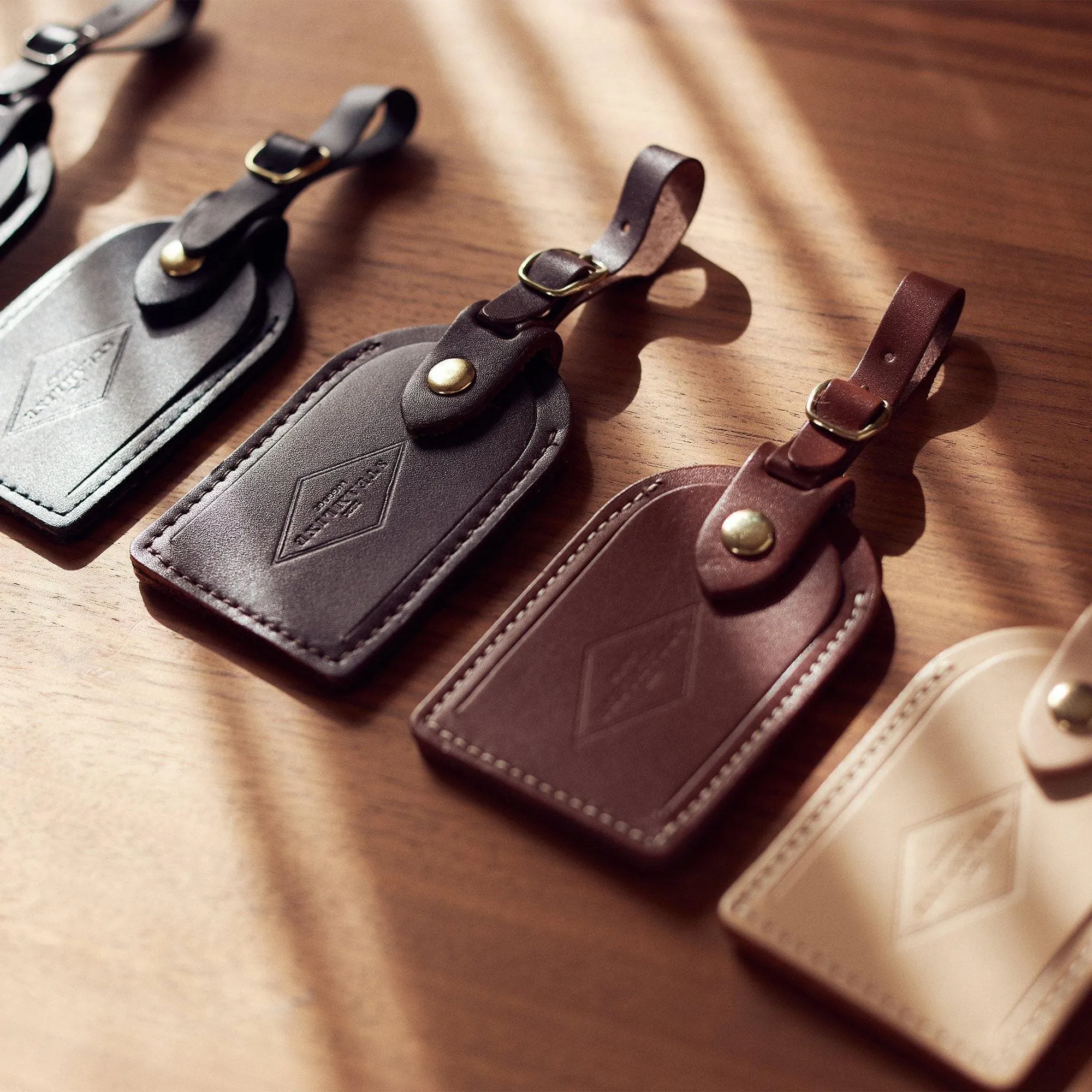 Nude Leather - Luggage Tag