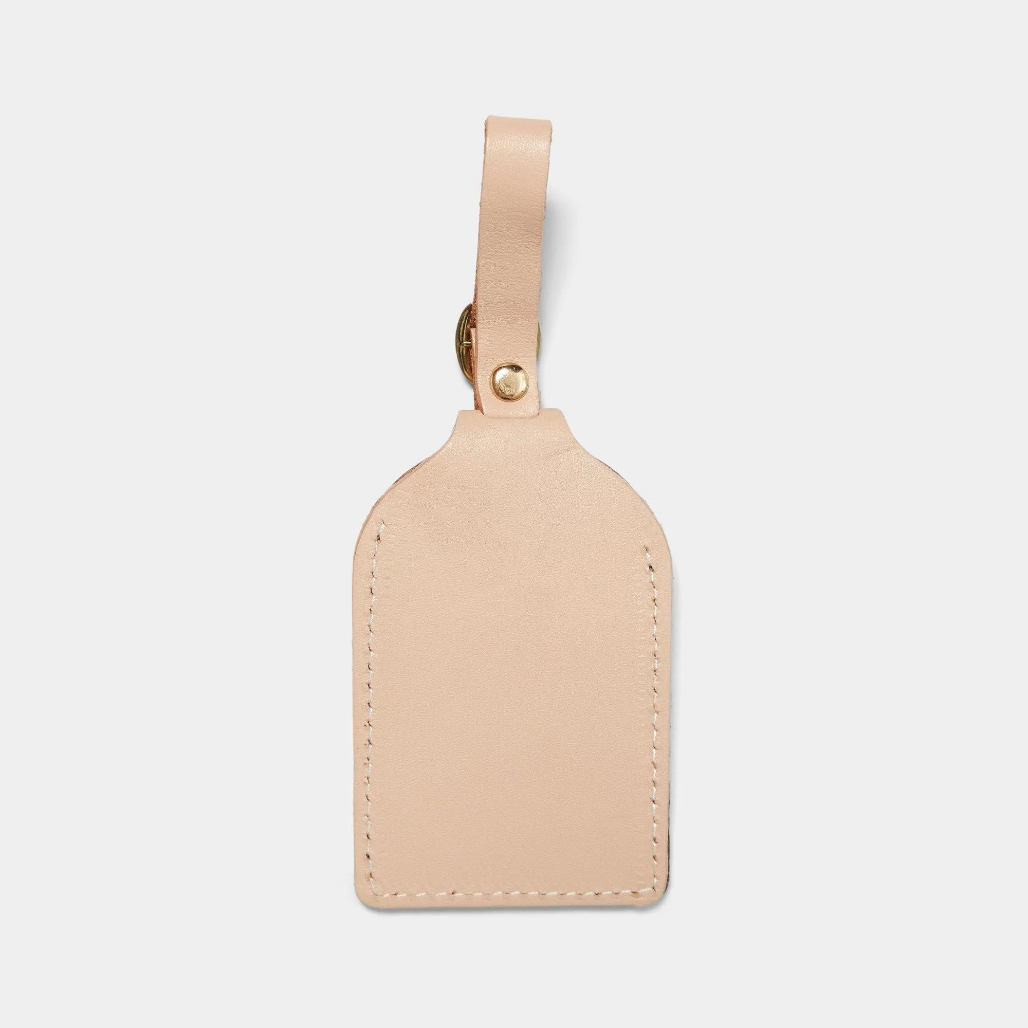 Nude Leather - Luggage Tag