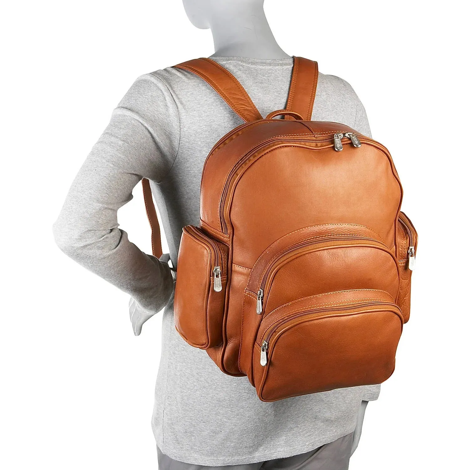 Piel Leather Expandable Backpack