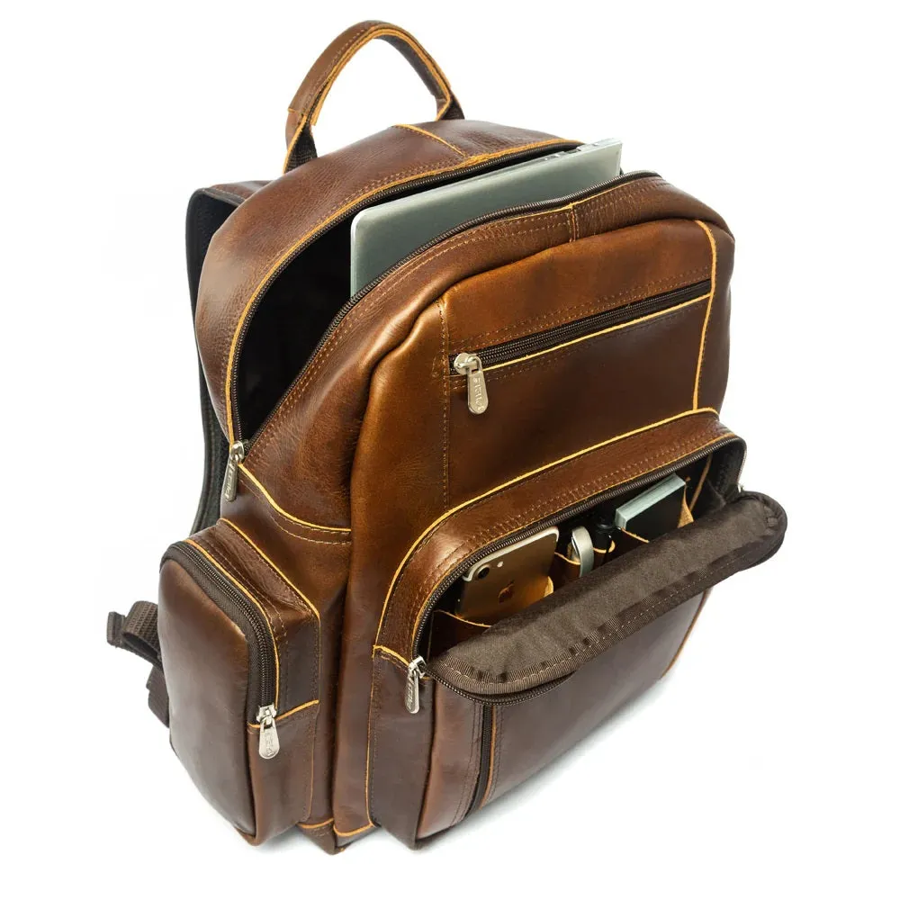Piel Vintage Leather Travel Backpack