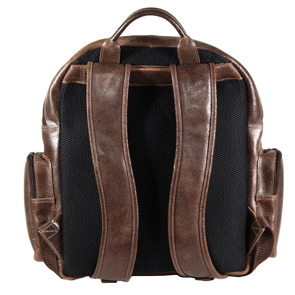 Piel Vintage Leather Travel Backpack