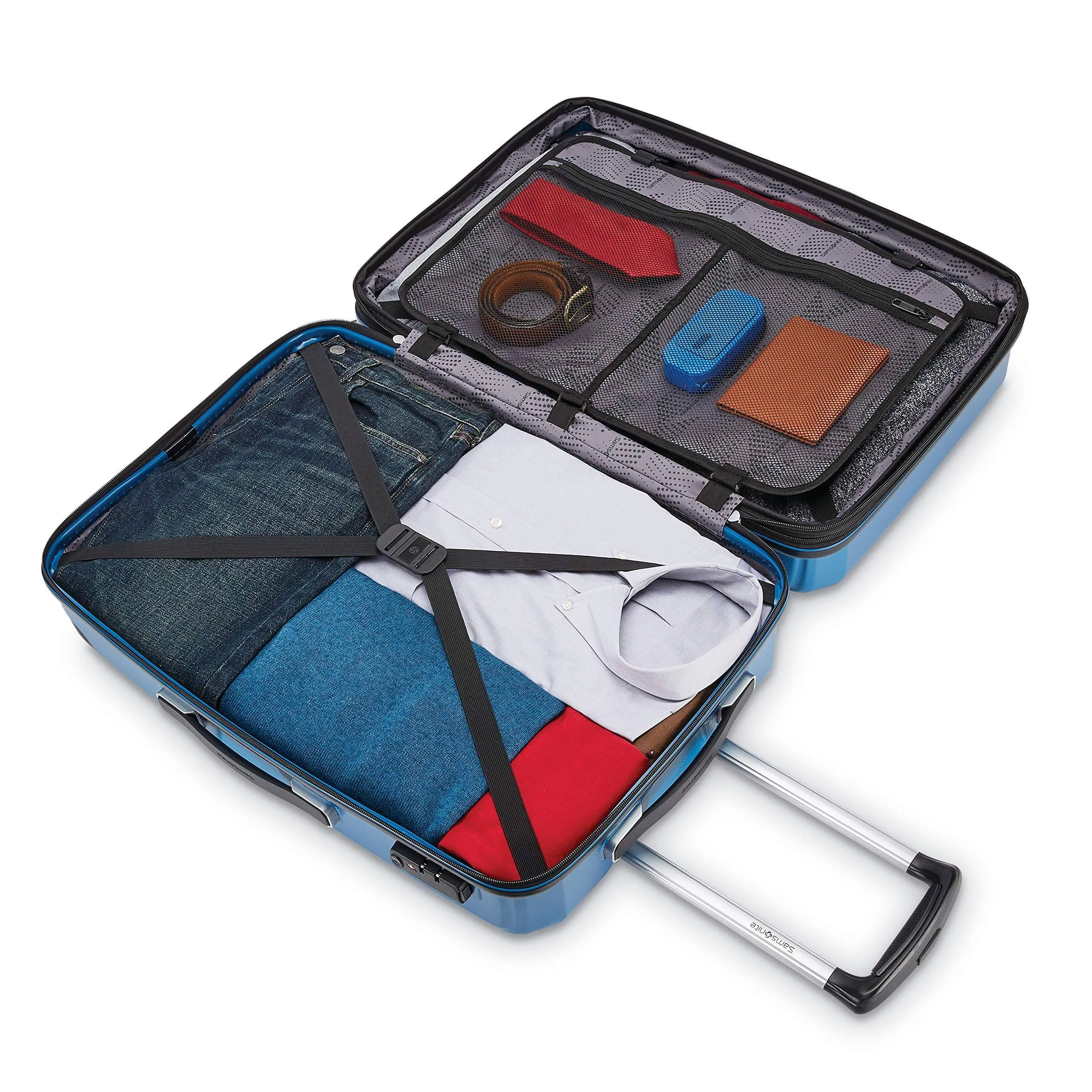 Samsonite Winfield 3 DLX Carry-On 20-Inch 4-Wheel Carry-On Luggage