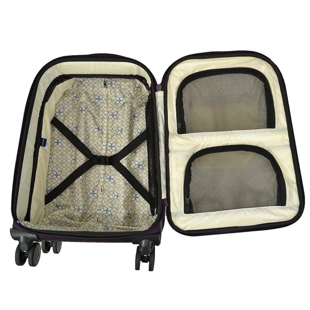 Sherpani Latitude 22" 4-Wheel Carry-On Luggage