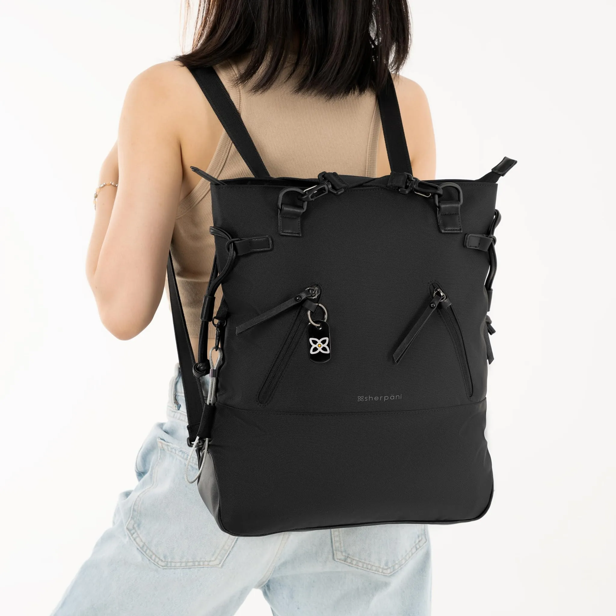 Sherpani Tempest Anti-Theft Convertible Backpack, Fits 15 Inch Laptop (No Sleeve)