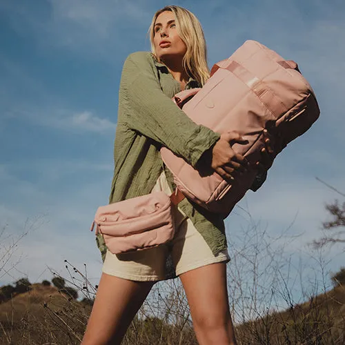 The Puffer Duffel Bag - Light Blue