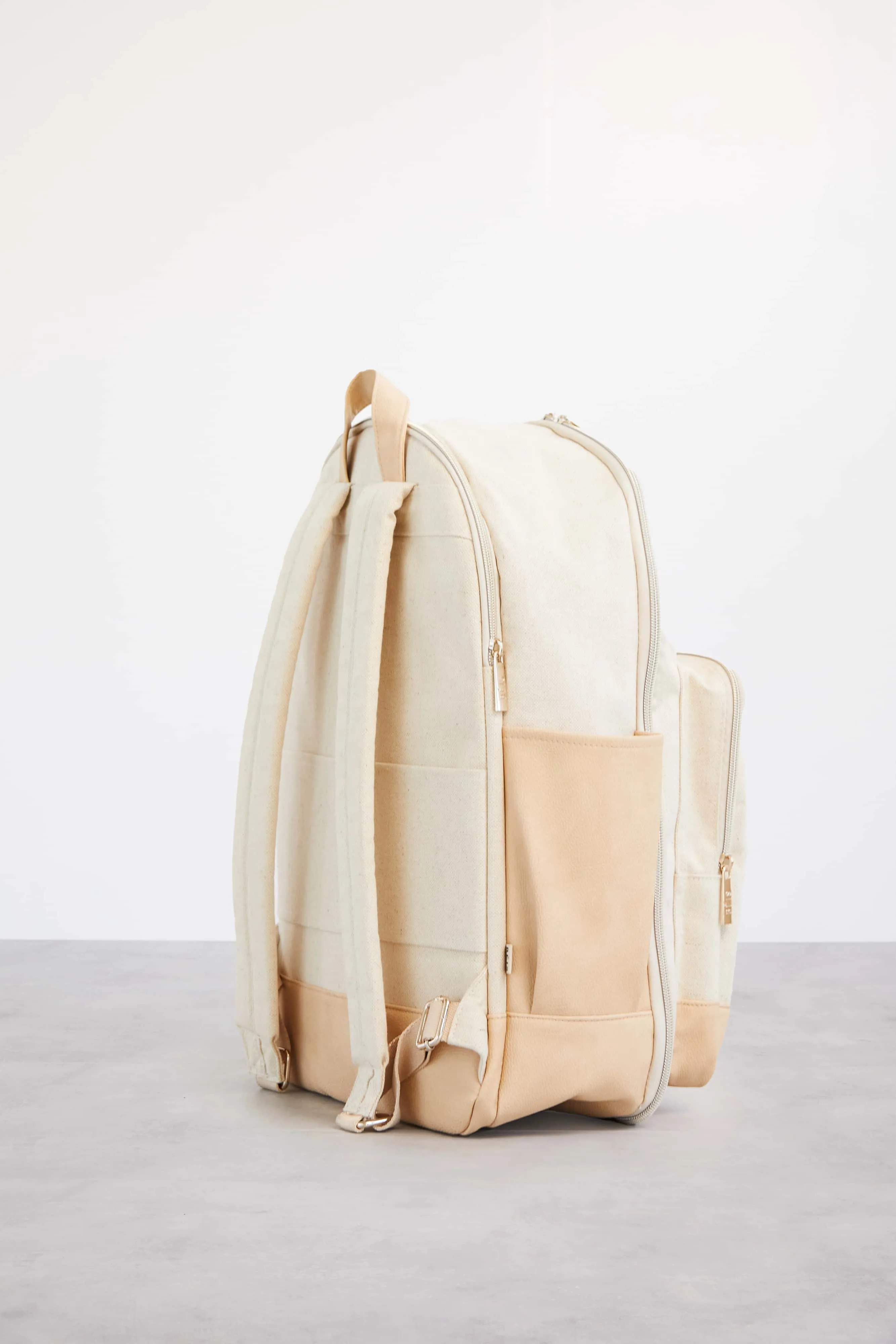 The Travel Backpack in Beige