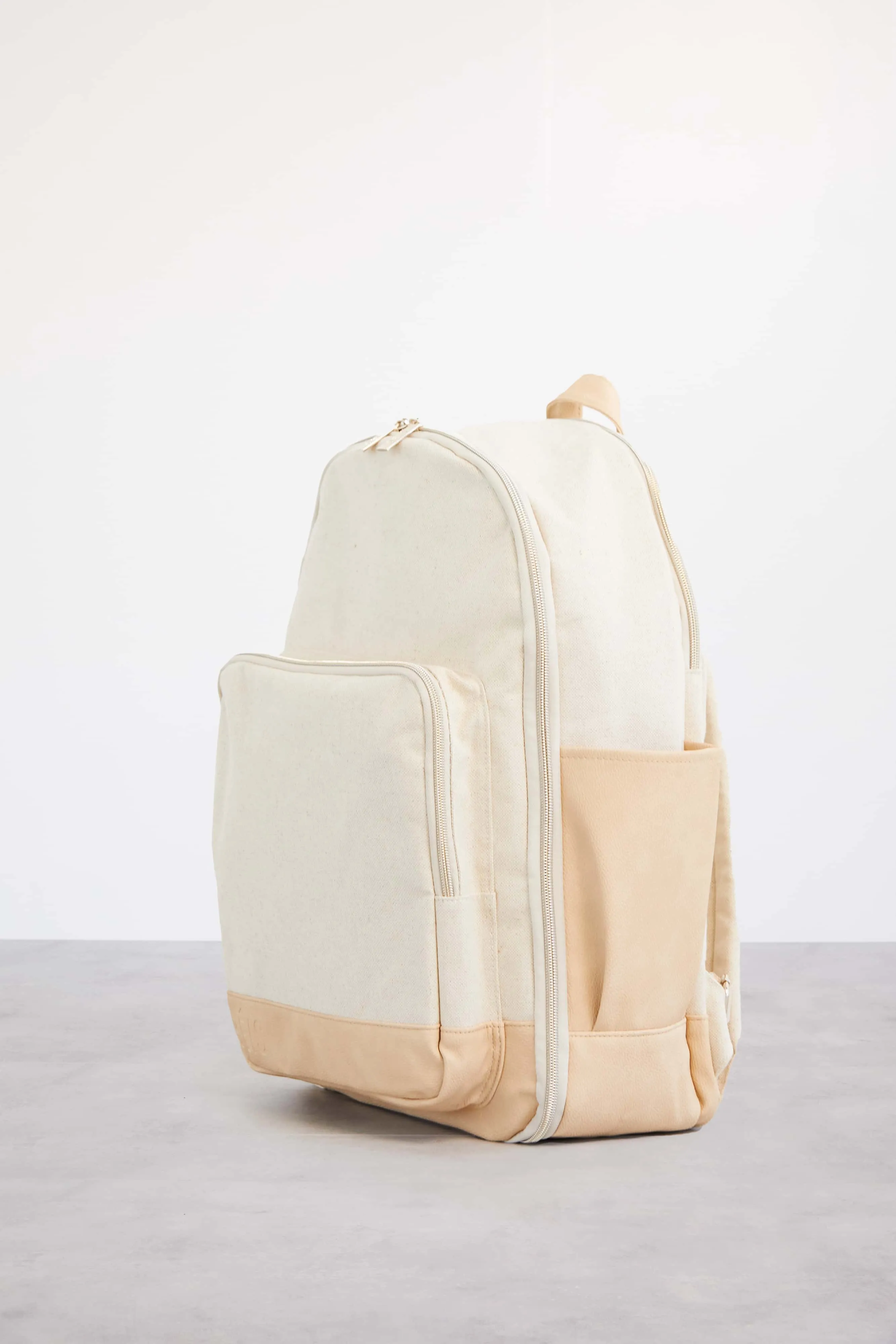The Travel Backpack in Beige