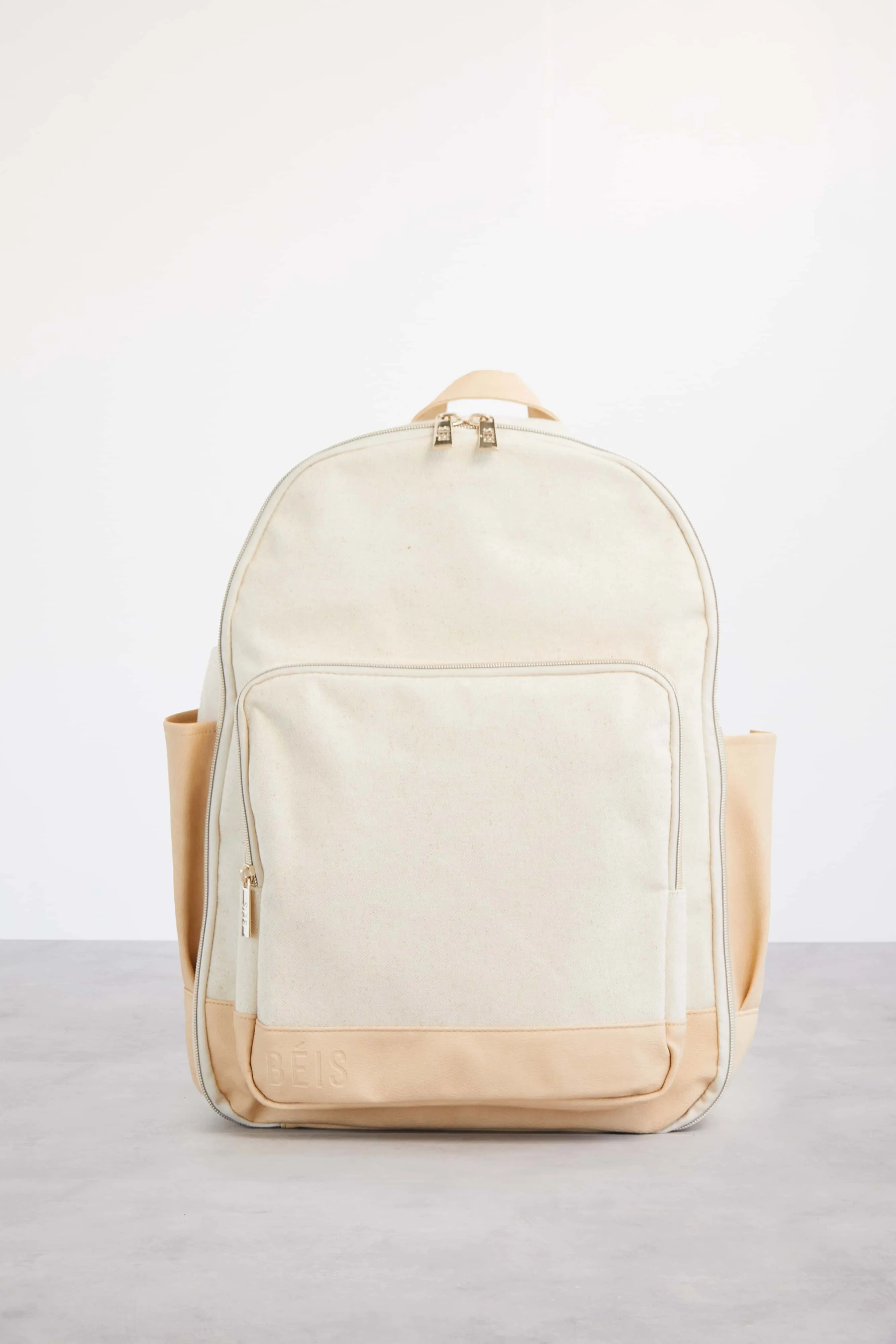 The Travel Backpack in Beige