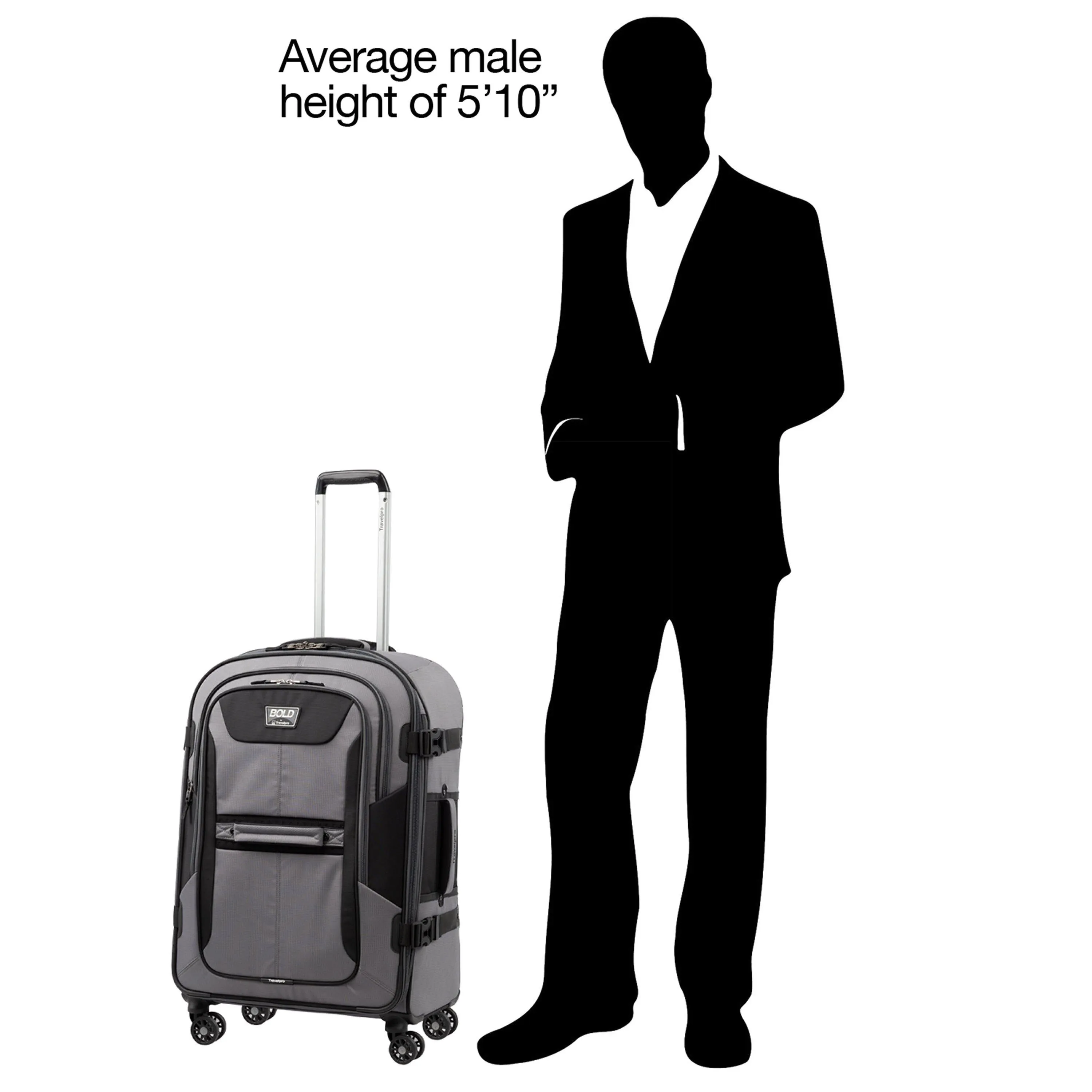 TravelPro Bold 26" 4-Wheel Medium Luggage