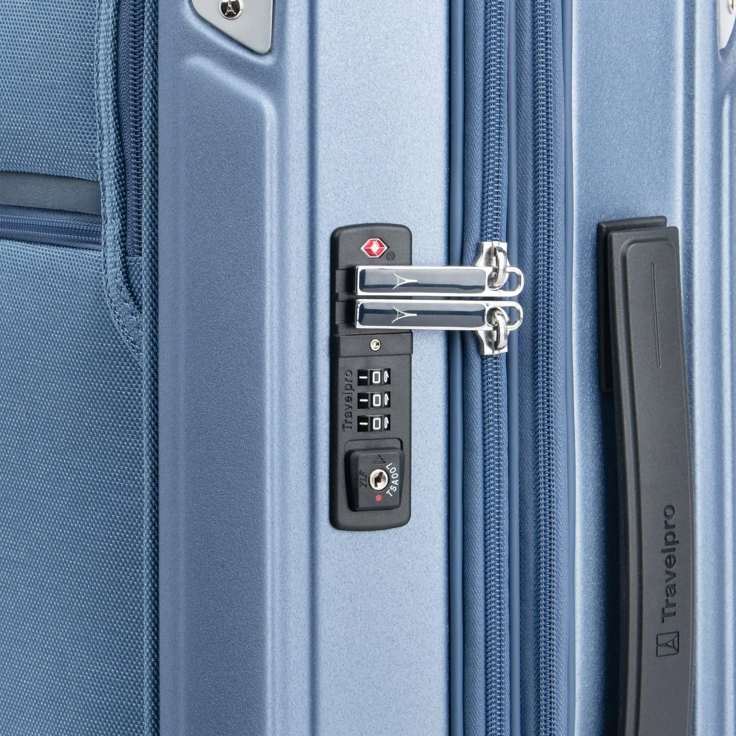 Travelpro Platinum Elite Hardside Expandable Spinner Wheel Luggage TSA Lock Hard Shell Polycarbonate Suitcase, Carry on Laptop Pocket 21-Inch