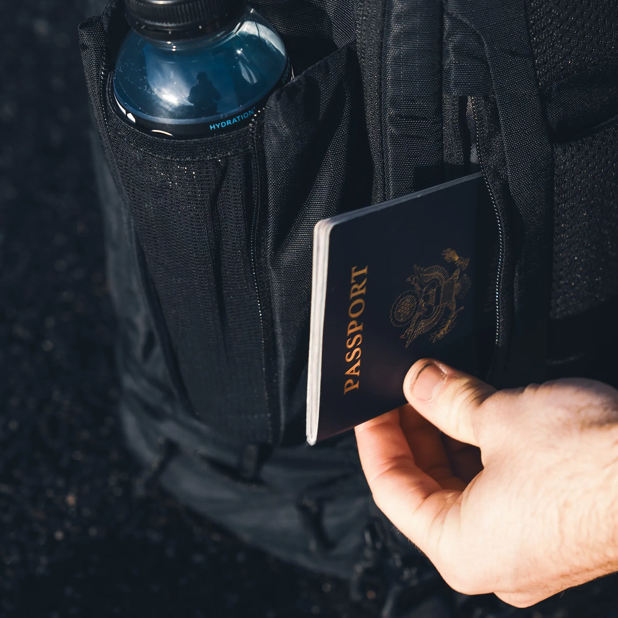 Verge Backpack 32L - Black Ripstop