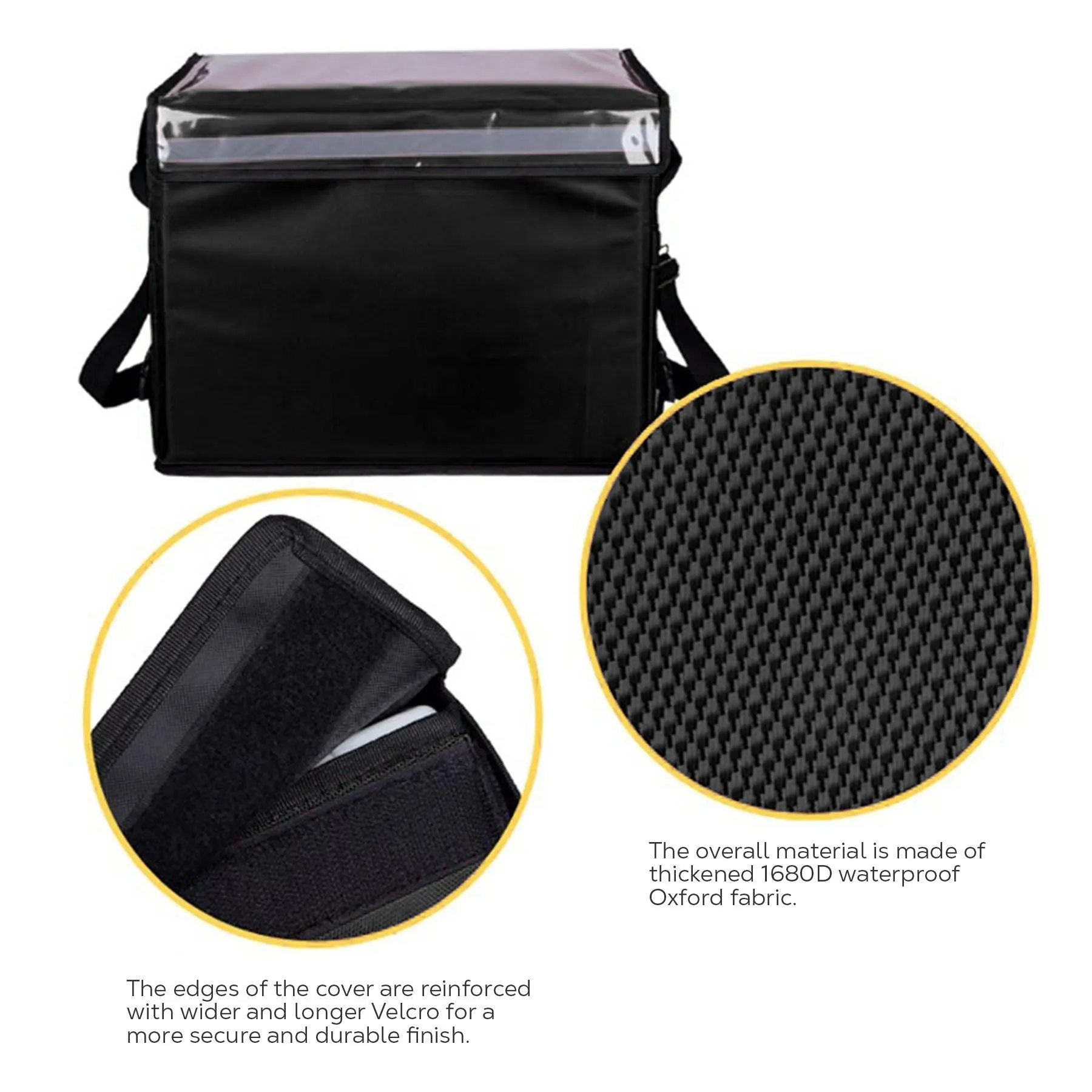 Waterproof Insulated Bag Cooler Picnic Basket for Tricycle