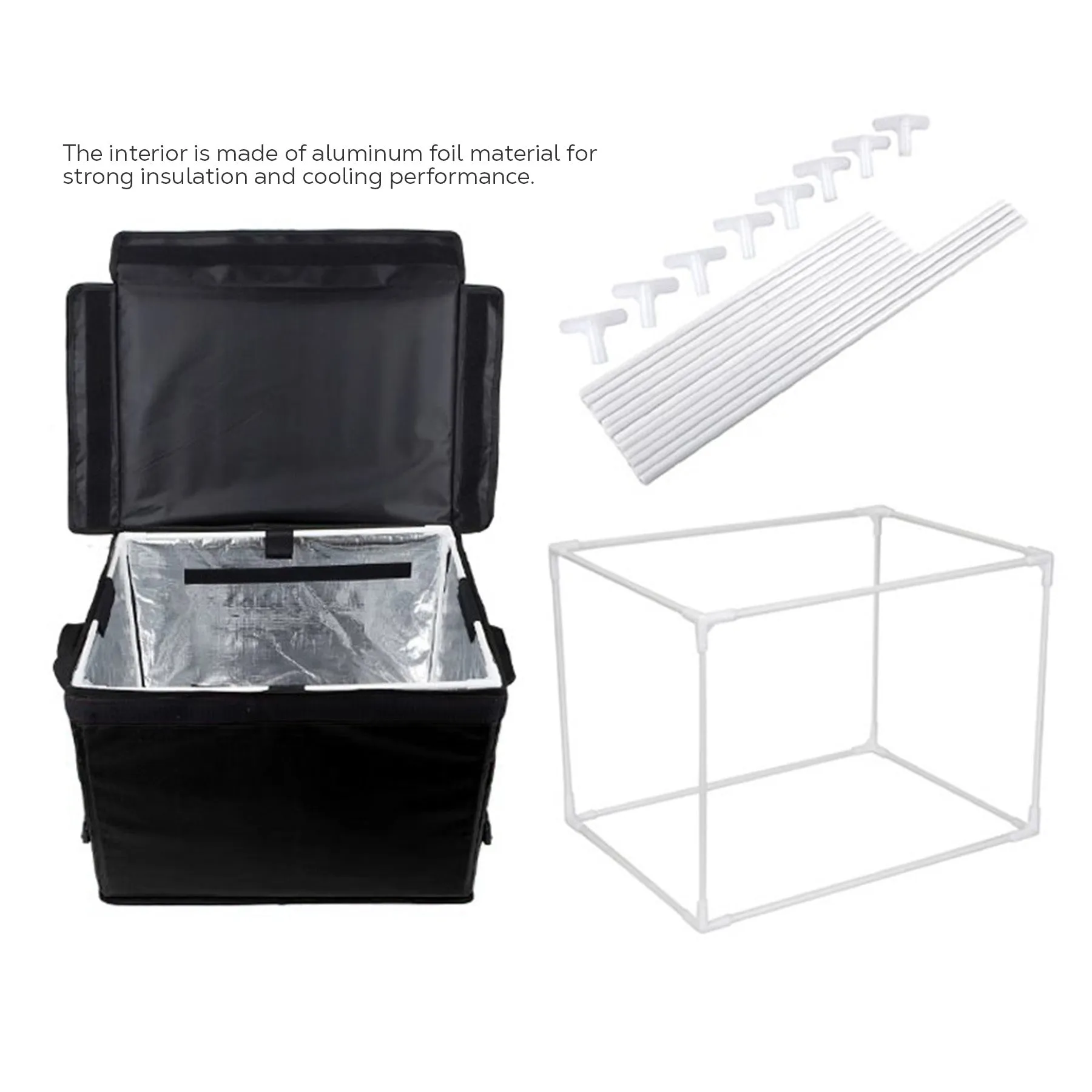 Waterproof Insulated Bag Cooler Picnic Basket for Tricycle